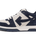 Off-White Out Of Office “OOO” Suede Navy Blue White