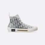 B23 High-Top Sneaker White and Black Dior Oblique Canvas