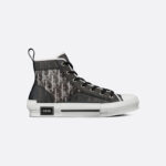 B23 High-Top Sneaker Black and White Dior Oblique Canvas