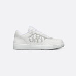 B27 Low-Top Sneaker White Smooth Calfskin and Dior Oblique Galaxy Leather