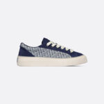 B33 Sneaker Navy Blue Dior Oblique Jacquard and Suede