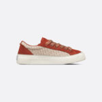 B33 Sneaker Brown and Cream Dior Oblique Jacquard and Brown Suede