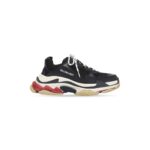 Triple S Sneaker in black double foam and mesh