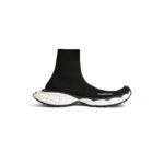 3XL Sock Sneaker in black recycled knit