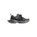 3XL Sneaker in dark grey mesh and suede-like fabric