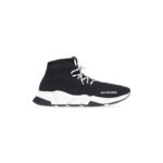 Speed 2.0 Sneaker in black recycled knit, white and black sole unit