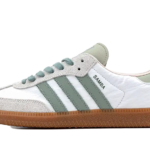 Adidas Samba OG Cloud White Silver Green