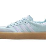 ADIDAS SAMBAE WMNS "Almost Blue Silver Metallic Gum"