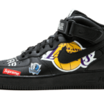 Nike Air Force 1 Mid Supreme NBA Black