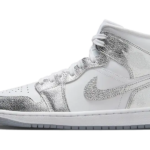 Air Jordan 1 Mid Crinkled Chrome