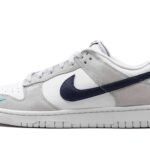 NIKE DUNK LOW "Mini Swoosh - White Grey Navy Aqua"