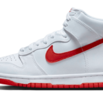 Nike Dunk High White Picante Red