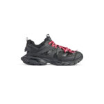 TRACK SNEAKER IN BLACK/RED