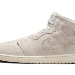 Air Jordan 1 Mid Craft Suede Ivory