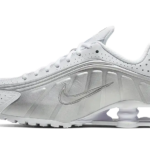 Nike Shox R4 White Metallic Silver